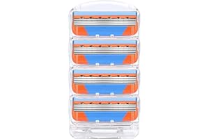 Thoquene 4 ostrza do golenia Gillette Fusion, ochrona przed zużyciem, wkłady uzupełniające dla mężczyzn