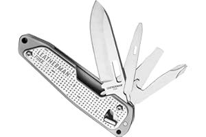 Leatherman Free T2 Multi-Tool – 8 w 1 z Nożem, Śrubokrętami i Wkrętakami, Magnetyczne Otwieranie, Lekki, Mniej Niż 100 g – Stal nierdzewna
