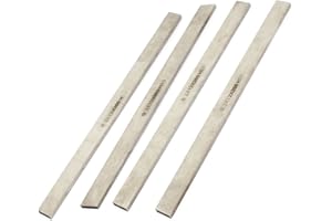 UXCELL sourcing map 4pcs Outils de tournage HSS Machine Métal Coupe Tour Outil 3mm x 12mm x 200mm