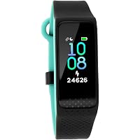 Fastrack reflex 3.0 (Black & Turquoise) Uni-sex activity tracker - Full touch, color display, Heart rate monitor, Dual…
