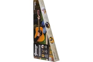 SPENCER BY EKO SAP-10 Natural - Pack Chitarra Acustica Natural Chitarra + 3 Plettri + Accordatore a Clip + Borsa in Tessuto + Tracolla + Corso di Chitarra Online (Massimo Varini)