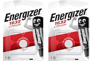 ENERGIZER Lot de 2 piles au lithium CR1632 3 V
