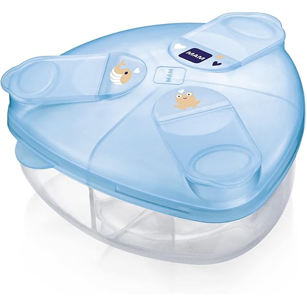 Dispenser Per Latte In Polvere MAM - Contenitore Per 3 Porzioni, Con Scomparti - Foto 10