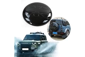 FENQING-Y Copripneumatico di scorta posteriore nero lucido adatto per Land Rover LR Defender 90 110 130 2020 2021 2022 2023
