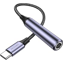 Audibax Adattatore Audio Da Jack 6,3 Mm Maschio A Mini Jack 3,5 Mm Femmina – Convertitore Per Cuffie, Amplificatori E Mixer