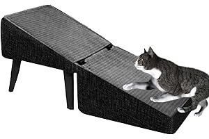 Husoiuy Rampe Pliable 2 en 1 pour Chien | Marchepied Antidérapant Et Résistant À l'usure | Escalier Divisé pour Petits Et Moyens Chiens Et Chats