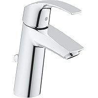 GROHE Eurosmart | Badarmatur - Einhand-Waschtischbatterie, mit Keramikkartusche | M-Size | chrom | 23322001