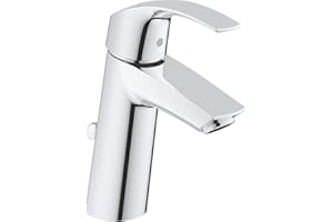 GROHE Eurosmart Miscelatore Monocomando per Lavabo con Astina a Saltarello, Cromo, M 23322001