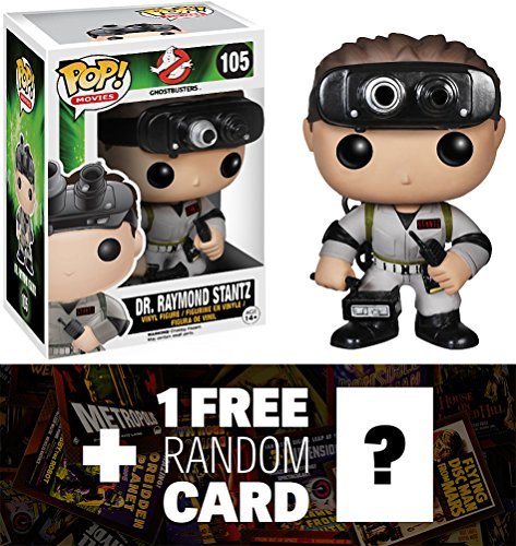 Dr. Raymond Stantz: Funko POP! Movies x Ghostbusters Vinyl Figure + 1 FREE Classic Sci-fi & Horror Movies Trading Card Bundle [39776]