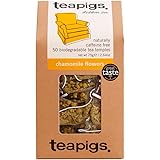 Teapigs Chamomile Tea Made With Whole Flowers (1 Pack of 50 Tea Bags)