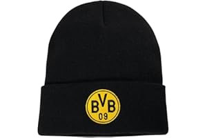Dortmund Borussia BVB Logo Beanie schwarz