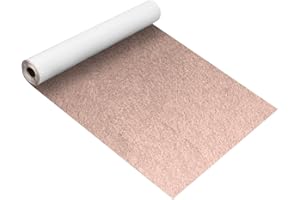 EUBSWA - Fogli di feltro autoadesivi, 220 x 40 cm, per scatole fai da te, cornici, gambe della sedia, spessore 1 mm (cammello di riso)