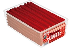 FIESTA Maromas Regaliz Dulce Sabor Cereza - Envase de 60 unidades