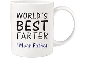 OEAGO Christmas Mug Gifts for Dad, 11OZ Funny Coffee Mug,Dad Christmas Gifts from Daughter Son,Fathers Day Presents for Christmas Anniversary