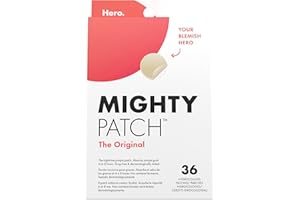 ‎HERO COSMETICS HERO Mighty Patch The Original - Das Nacht-Patch gegen Pickel - Absorbiert Verunreinigungen in 6-8 Stunden - Dermatologisch getestet - 36 Hydrokolloid-Pflaster - Medizinprodukt