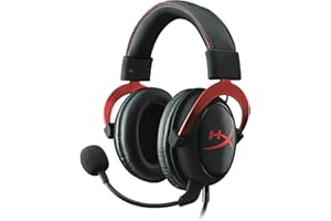 HyperX Cloud II – Cascos de Gaming para PC/PS4/Mac, Rojo