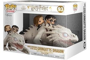 Funko Pop! Ride: Dragon with Harry, Ron, & Hermione - Harry Potter - Figura de Vinilo Coleccionable - Idea de Regalo- Mercancia Oficial - Juguetes para Niños y Adultos - Movies Fans