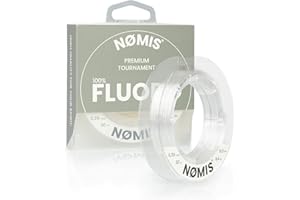 ‎NØMIS NØMIS Fluorocarbon Vorfachschnur | Ø 0,18-1,00 mm | 100% Fluorocarbon Angelschnur | Hohe Tragkraft | Perfekt als Fluorocarbon Vorfach für Barsch, Zander, Hecht oder Forelle