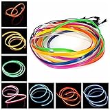 festkleider kurz 1M EL Kaltdraht-Neonlicht-Kleid-Partei-Tanz-Festl Dekoration Mit Ballast Controller für Motor Auto