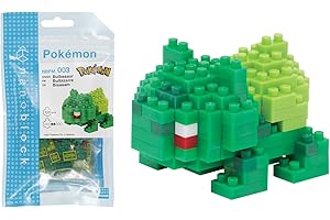 nanoblock NBPM003 Pokemon Bulbasaur, Colourful