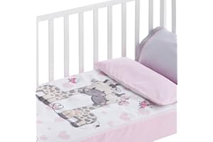 Bebelindo Saco Nórdico desenfundable Cuna (60x120 cm) UME Rosa