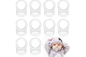5 Anneaux En Silicone Pour Sucette - Sécuritaires, Sans BPA, Transparents Et Confortables Pour Bébé