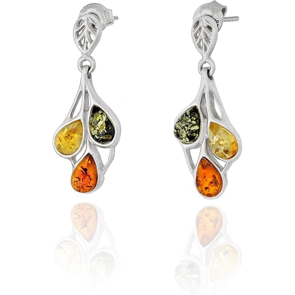 Orecchini lunghi in argento e pietre – SabinaLab Shop