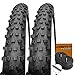 Produktbild Impac Set: 2X TRAILPAC Schwarz MTB Fahrrad Reifen 29x2.25/57-622 + Conti Schläuche Autoventil