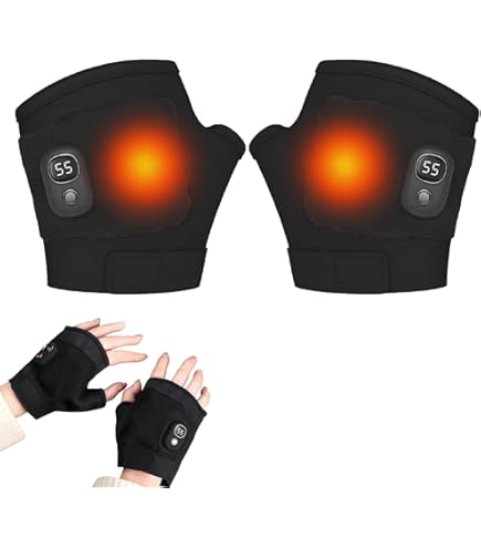 Gants Chauffants USB Rechargeables | 3 Niveaux De Chaleur | Imperméables Et Anti-dérapants | Pour Moto, Vélo, Ski, Randonnée