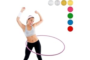 Niro Sport Hula Hoop Per adulti, bambini in alluminio Rosa
