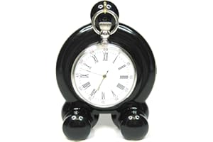 INKWELLINSERTS Art Deco Styling Black China/Ceramic Pocket Watch Stand, Watch Display Stand,