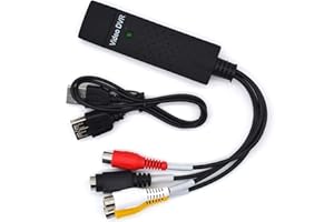 MICROWARE EasyCAP Capture USB 2.0 Audio Video Capture Adapter TV VHS DVD