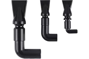 AMIJOUX 3 PCS Pompa per Acquario Ugello A Becco D'Anatra, Ugelli di Uscita di Ritorno dell'Acqua Regolabili per Acquari, Accessori per Raccordi per Tubi di Scarico dell'Acqua Rotanti da 360 °