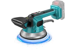 BEKASA Tile Vibration Tool Compatible with Makita Battery, Cordless Tile Tiling Tools 850kg Adsorption Tile Vibration Leveling Machine 10 Gears Tiling Machine with 14.5cm Suction Cup (No Battery)