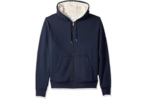 Amazon Essentials Veste à capuche zippée en polaire, doublée de sherpa (disponible en grandes tailles) Femme