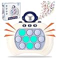 Quick Push Bubble Game for Kids & Adults,Mini-Handheld Fast Speed Push Game,Relieving Stress Pop Fidget Game Toys for Boys, Girls, Teens (Astronaut)