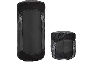 Fadcaer Saco de compresión para saco de dormir, 8L/15L/25L/35L, ligero, impermeable, compacto, bolsa de almacenamiento de nailon, bolsa de compresión de viaje para camping, mochileros, almacenamiento
