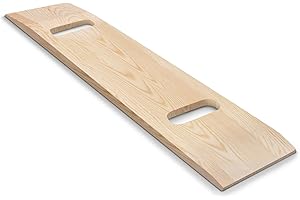 Vive Transferbrett – Patienten-Rutschhilfe für die Übertragung von Patienten vom Rollstuhl ins Bett, Badewanne, WC, Auto – bariatrische robuste Holzschiebetechnik (76,2 x 19,1 cm)