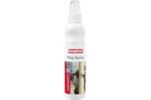 Beaphar – Play’Spray, pulvérisateur Attractif pour Chat – Aux substances attractives – Rend Les Jouets & griffoirs attractifs – Permet de déterminer Les endroits où Le Chat Fait Ses Griffes – 150 ML