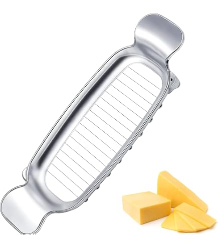 Butter- & Käsehobel Aus Edelstahl – 18 Scharfe Drähte, Ergonomisch, Für Perfekte Scheiben