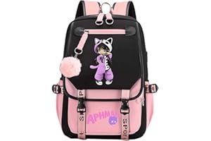 BEAUTYBIGBANG Backpacks Aphmau Schoolbag Character Comic Game 3D School Bag Cosplay Bag Travel Casual Notebook Backpack