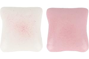 Fukaisu 2st Brödsmörsquishy, ​​11,5x10,5x4cm Supermjuk Långsamt Stigande Matsquishy ​Brödnypande Fidget för Vuxna Barn Festgåvor och Skrivbordsdekorationer (Vit
