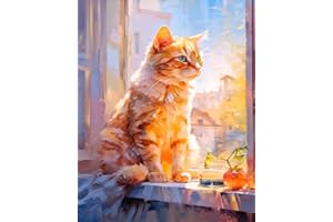 DIAMOND PAINTING FAN HOUSE Fan House Pintar por Numeros Adultos, DIY Pintura por Números, Kit de Pintura al óleo de Lienzo DIY para con Pinceles, Paint by Numbers Pigmento Acrílico 40 x 50cm,sin Marco