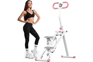 STYPLZ Stepper pour la Maison,Nouveau Stepper d'escalier 2025 pour Exercices de Gym à Domicile,grimpeur d'exercice Cardio Pliable Compact avec Largeur de foulée étendue,Guidon et pédales réglables