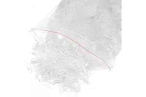 sourcing map Chopped Fiberglass Strands 19mm Length Anti-Cracking Glass Fibers for Cement Mix for Building Walls Garden Floor 2LB