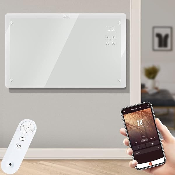 Yes UK HomeTronix Glass Panel Convector Heater 2KW – Wall Mounted or  Freestanding Electric - Digital LCD Display with Touch Panel, Adjustable  Temperature, Safety Thermal Cut-Off : Amazon.co.uk: Home u0026 Kitchen