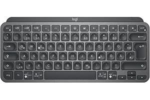 Logitech MX Keys Mini Tastiera illuminata wireless minimalista - Grafite, Layout Qwertz Tedesco