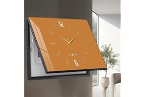 MINGLEZ Copri Cassaforte a Muro Copertura Decorativa per Quadro Elettrico, per Nascondere la Scatola del Contatore, Copertura Orizzontale per Quadro Elettrico, Coperchio(Orange,50x40cm(19 3/4x15 3/4"))