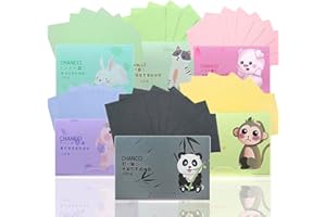 WITBICG Papier Absorbant La Vue, 600pcs Lingette Matifiante, Papier Matifiant Pour Les Soins De La Peau Huileuse, Hommes Et Femmes Huile Faciale Contrôlée Articles De Vue De Voyage (6 Styles)