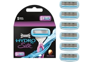 ‎WILKINSON SWORD Wilkinson Hydro Silk Rasierklingen für Damen Rasierer, 6 Stück